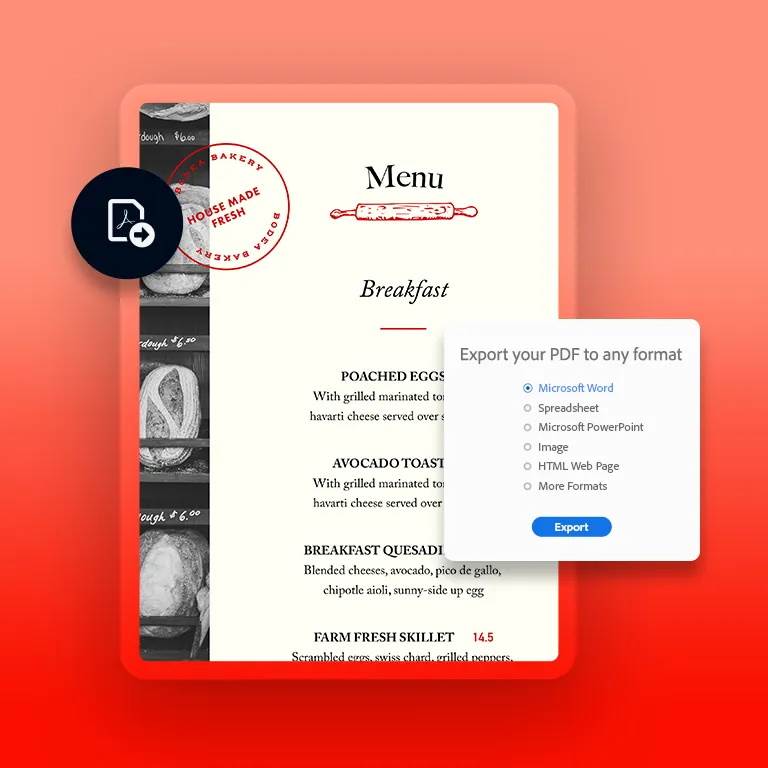 Izvoz PDF dokumenata