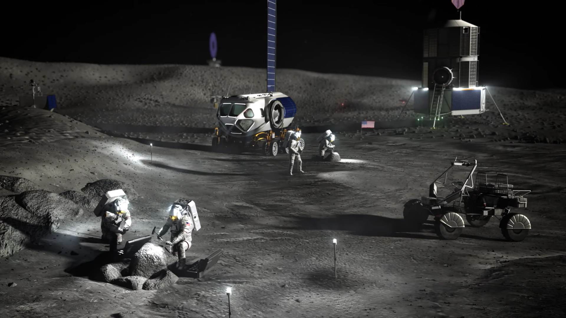 Astronauti na Mesecu istrazivanje