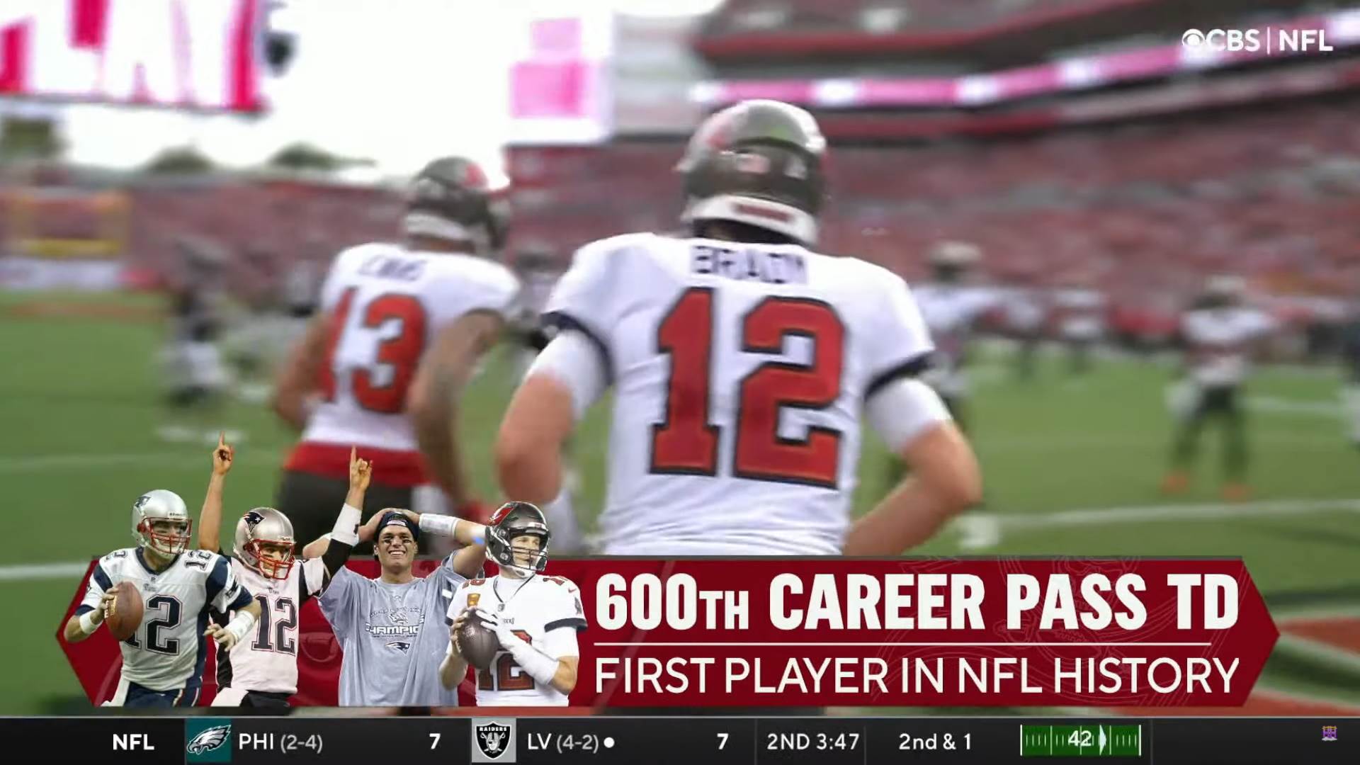 Tom Brejdi 600. tačdaun