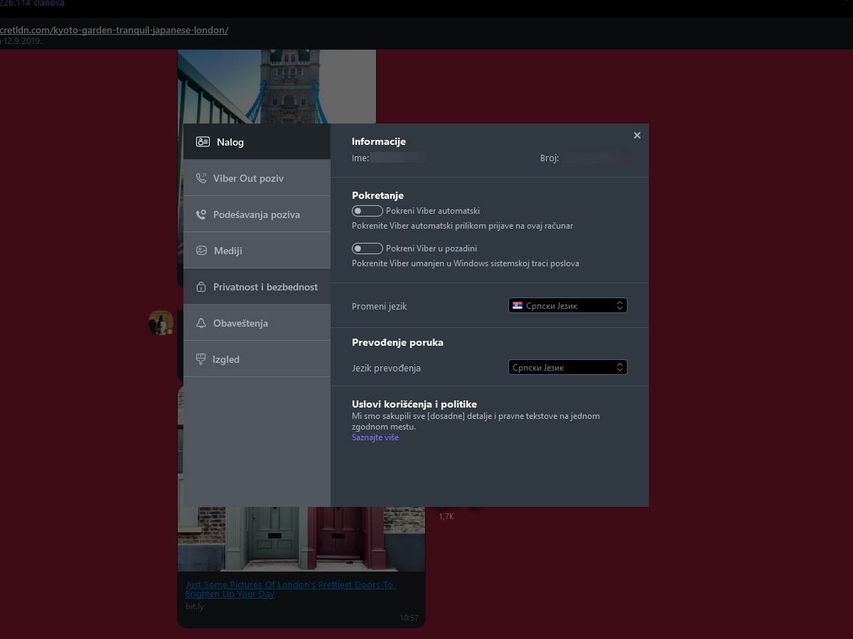 Kako zaključati Viber Desktop aplikaciju 9