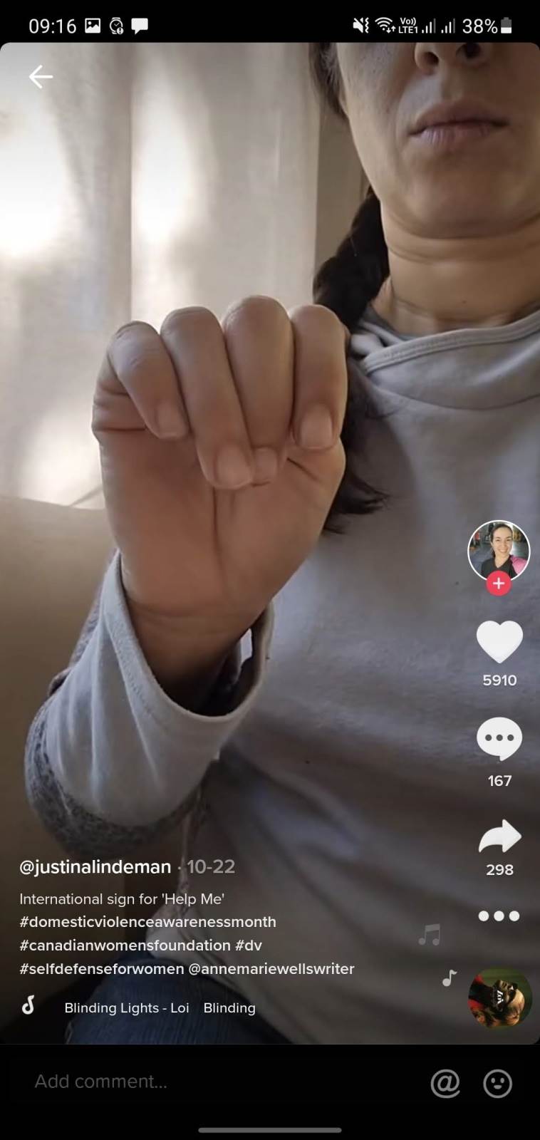 Signal za pomoć iz bliza