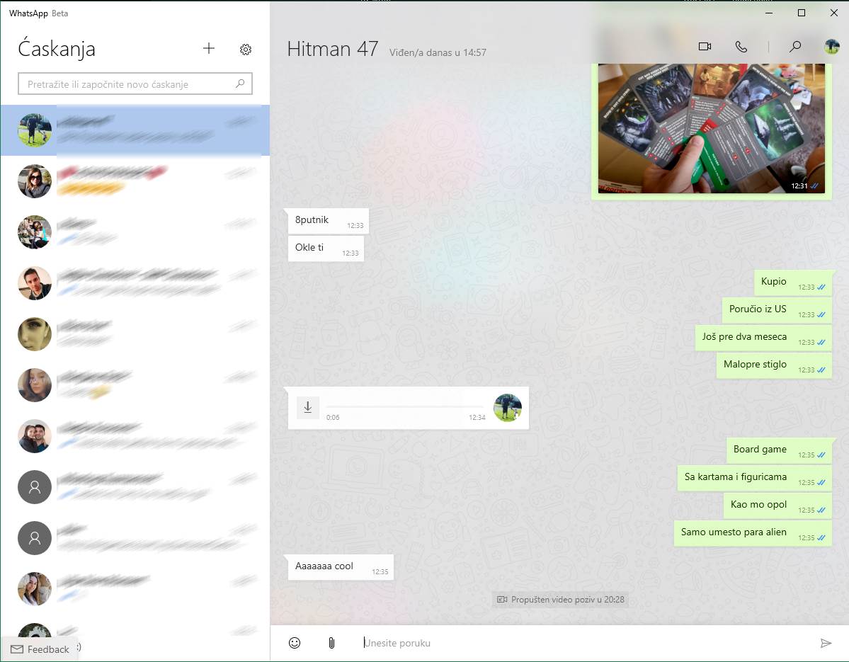 WhatsApp Beta novi izgled