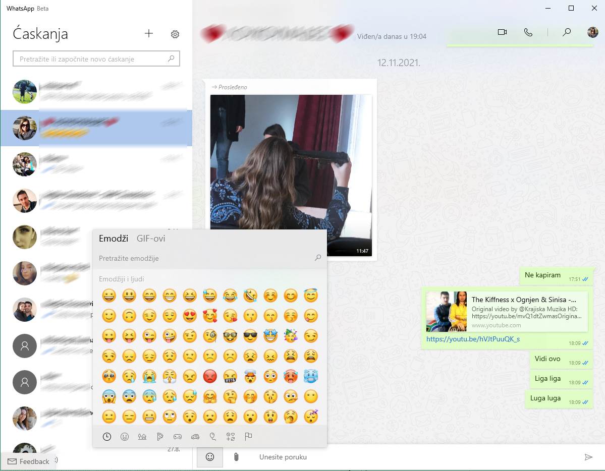 WhatsApp Beta emotikoni
