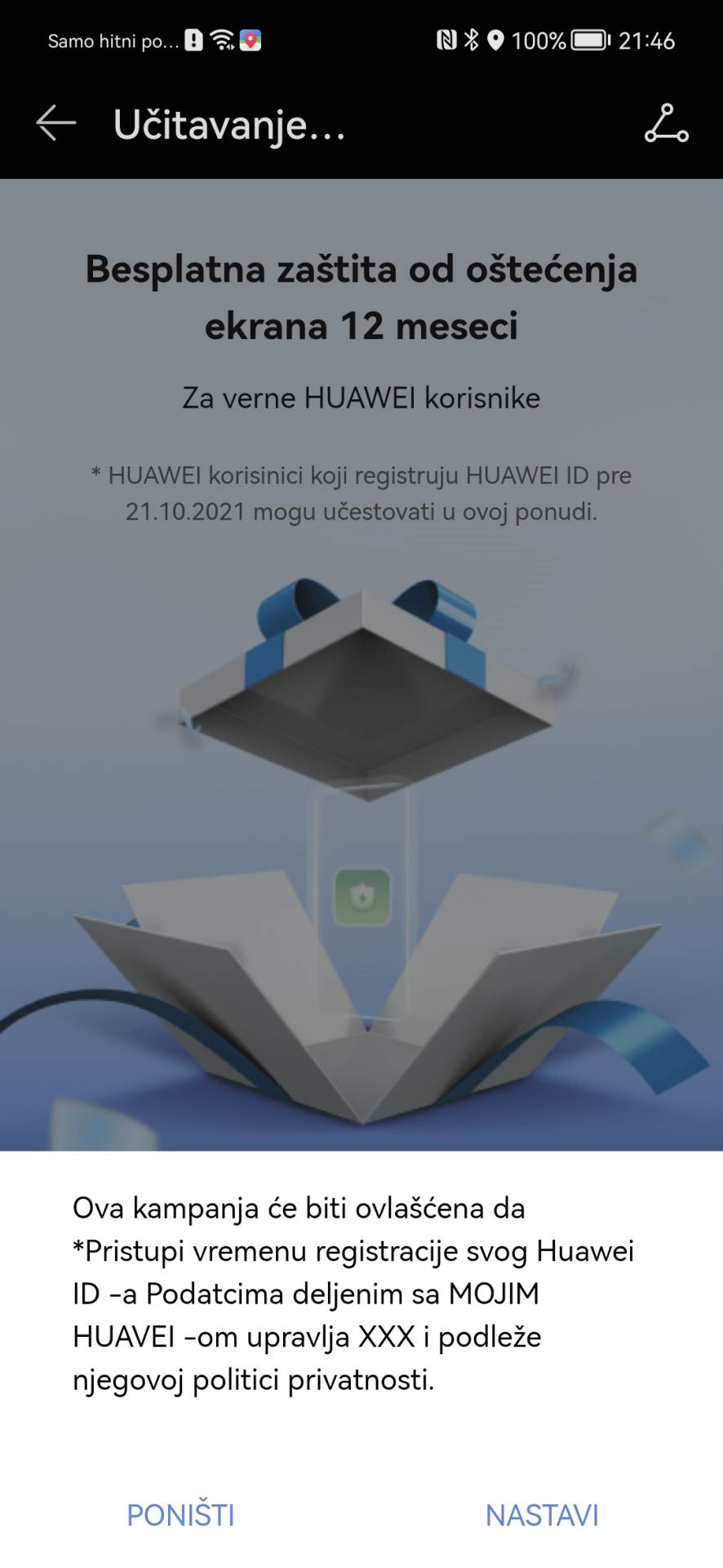 My Huawei App zaštita ekrana aktivacija (4).jpg