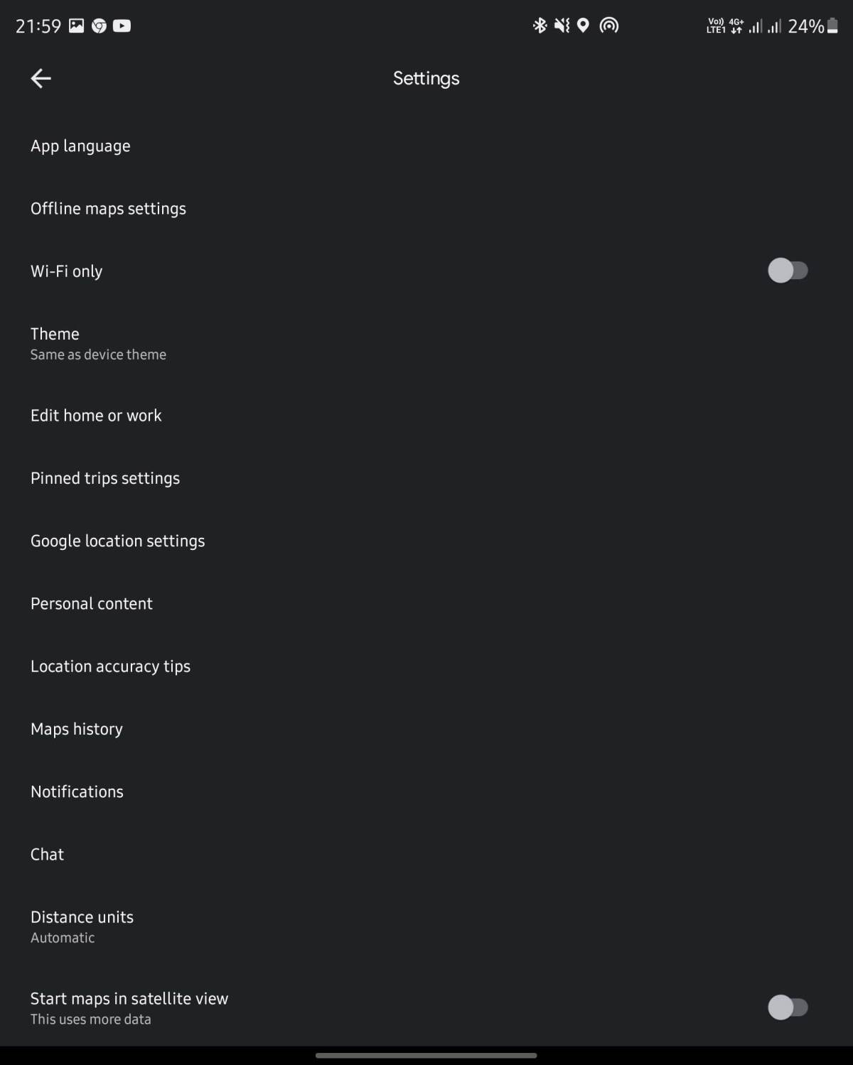 Skrolujte do Manage your preferences opcije