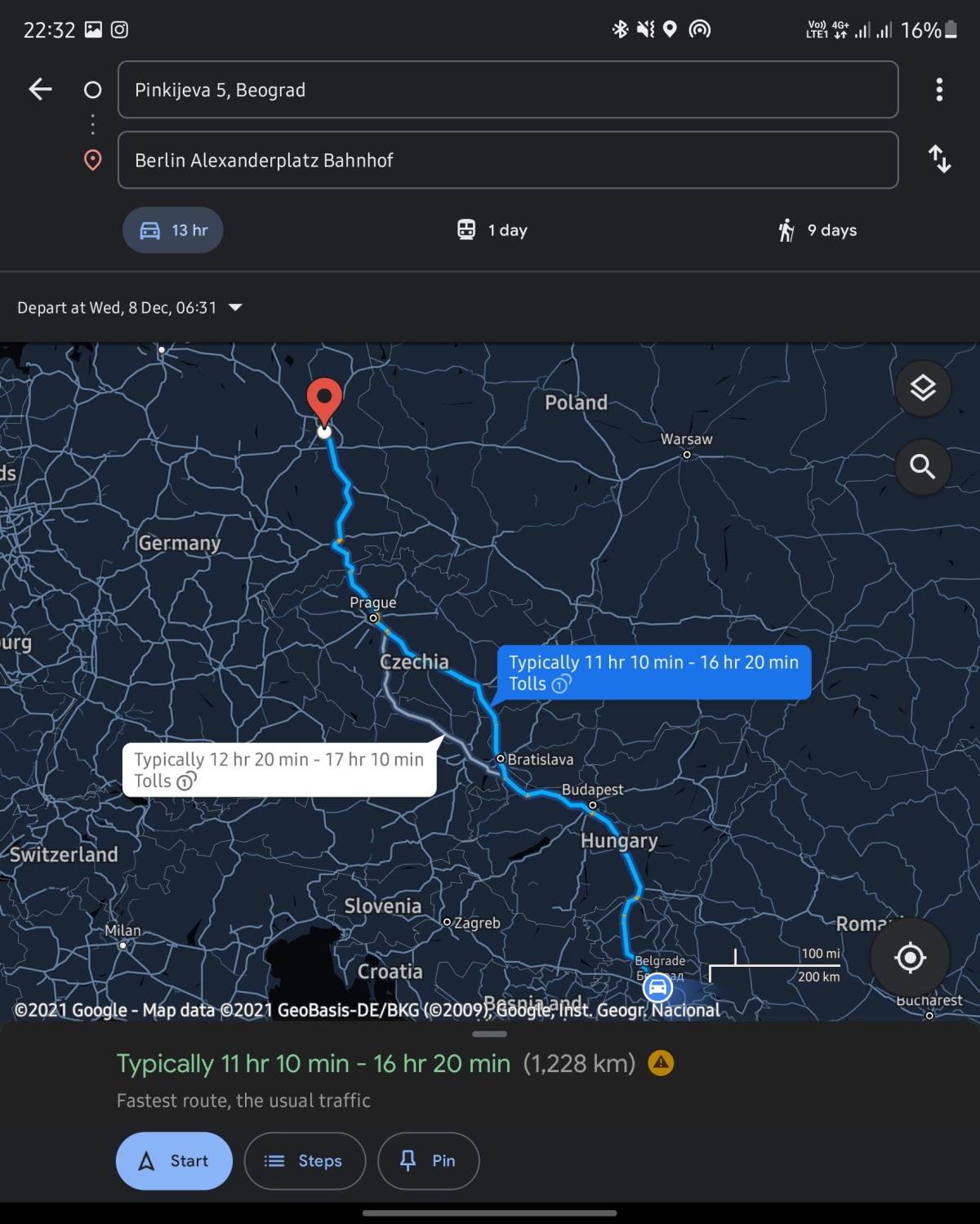 Proverite da li se vreme promenilo na destinaciji