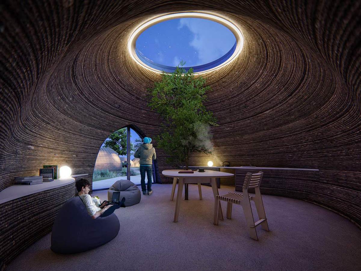 3D kuće štampane od blata