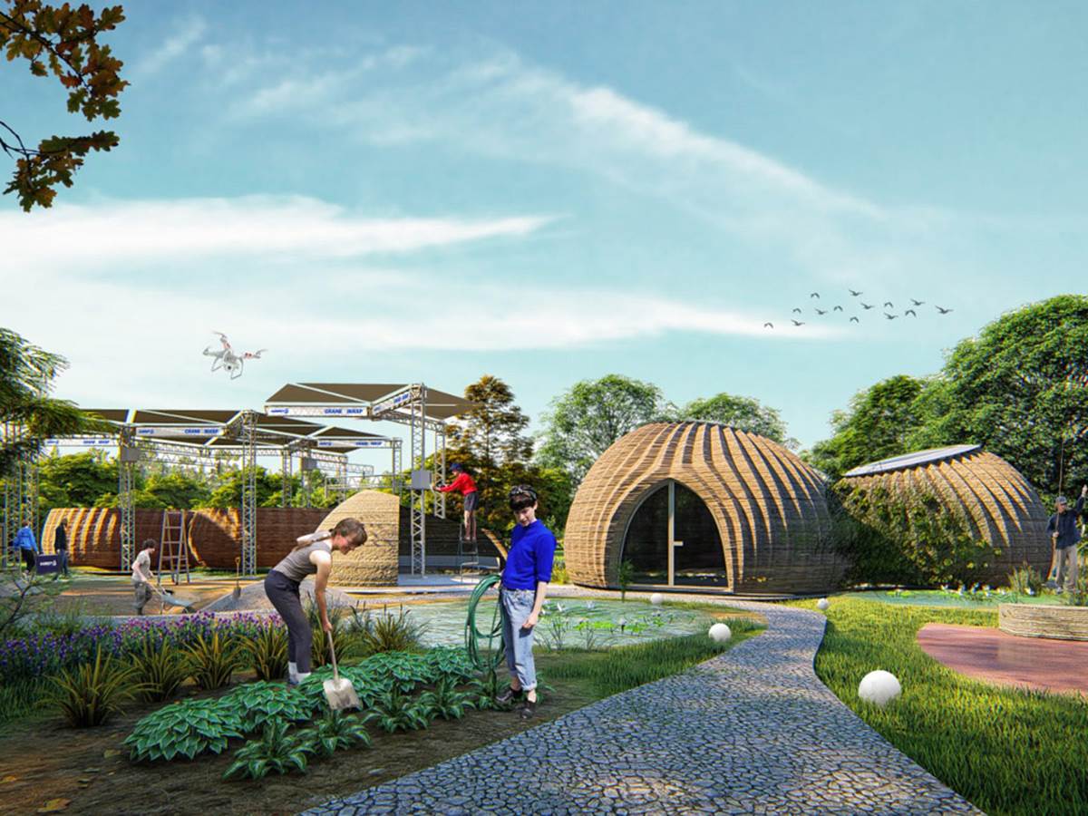 3D kuće štampane od blata