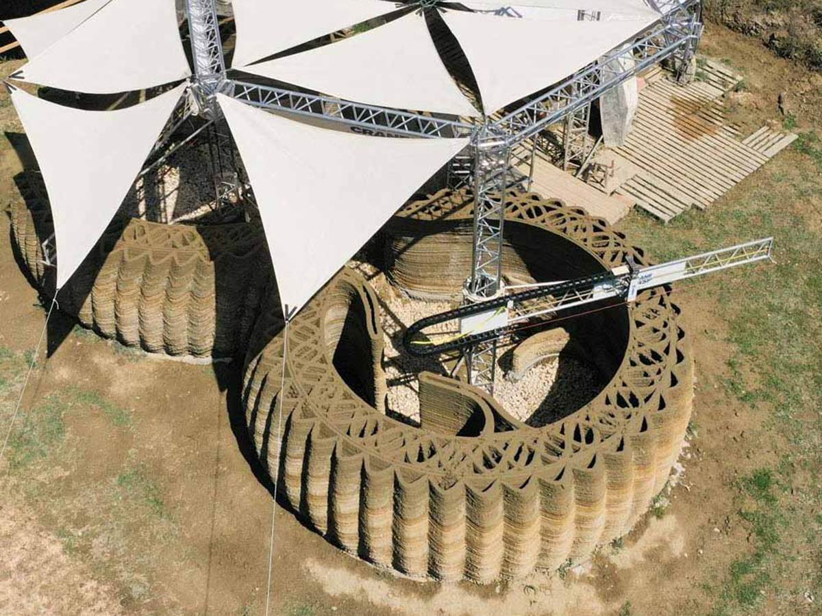 3D kuće štampane od blata