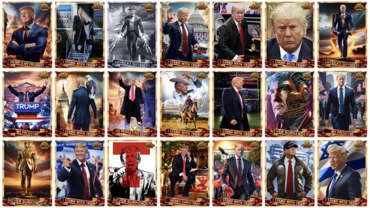 Donald Tramp _ NFT _ tokeni _ Foto x.com Xogos_Gamin.jpg