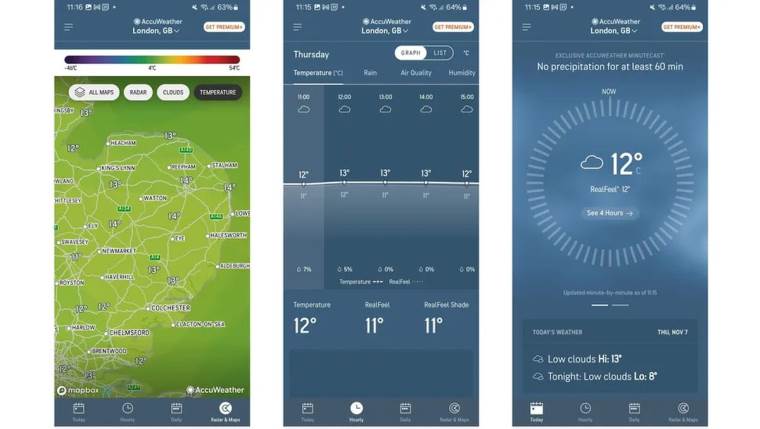 AccuWeather aplikacija _ PrtScr Google TechRadar.jpg