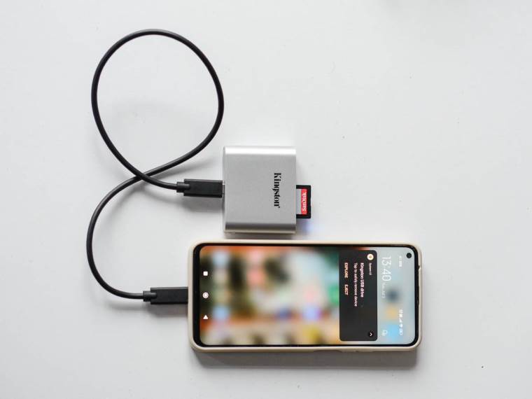 Kingston Workflow Station modul povezivanje sa telefonom