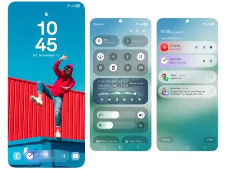 One UI 7 vizuali