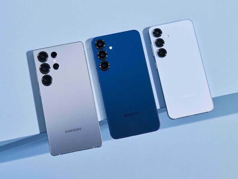Tri modela telefona Galaxy S25 serije
