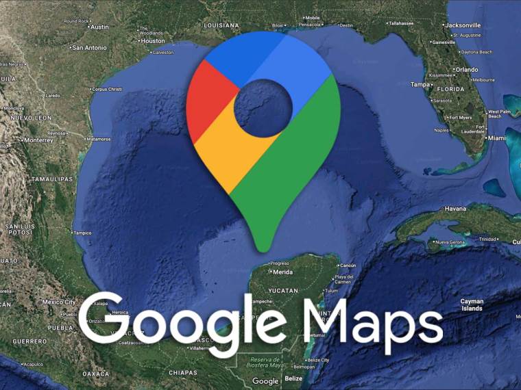 Google Maps Meksički zaliv