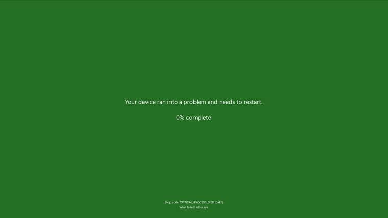 Novi BSOD