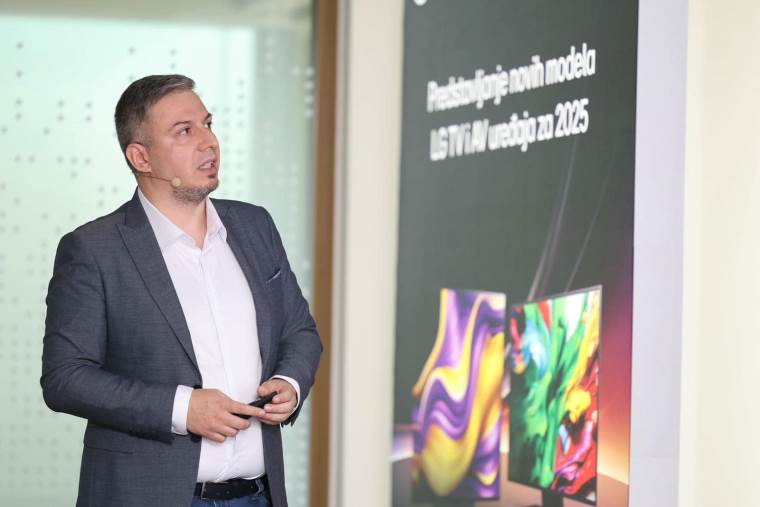 Nemanja Gojković, specijalista za Media Solution proizvode kompanije LG Electronics