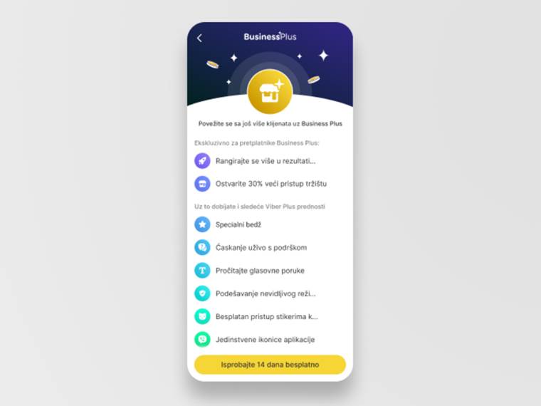 Viber Biznis plus