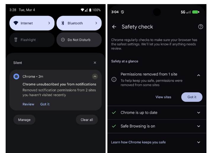 Google Chrome blokiranje notifikacija