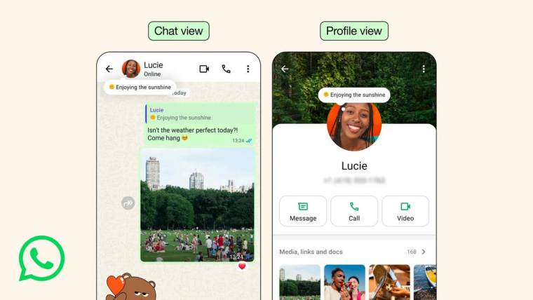 WhatsApp About povratak funkcije