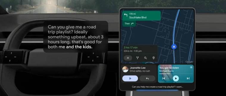 Android Auto Gemini pravljenje plejliste