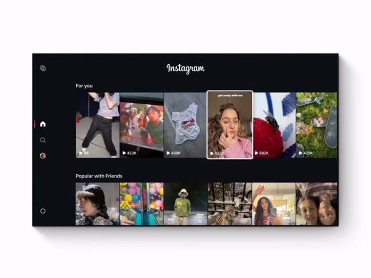 Instagram for TV aplikacija