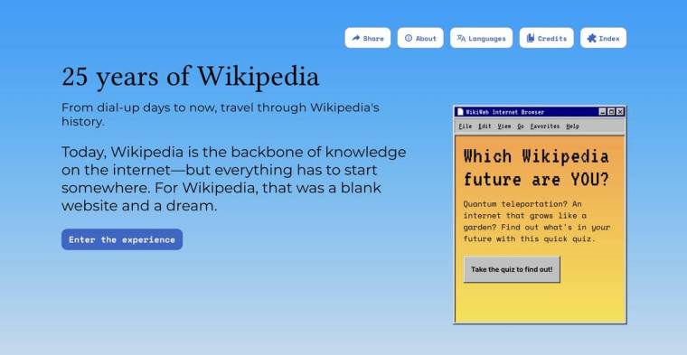 Wikipedia vremenska kapsula