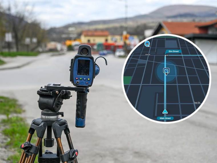 Radar i aplikacija za upozorenje