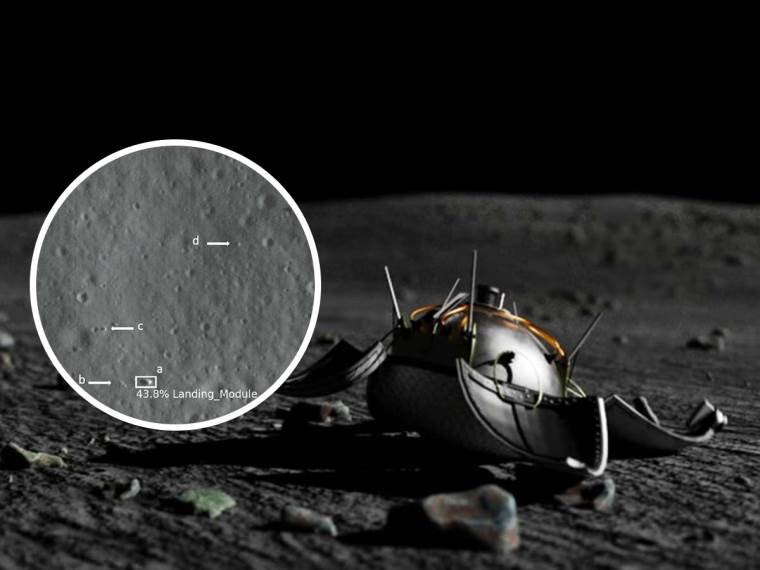 Luna 9 moguća lokacija na Mesecu