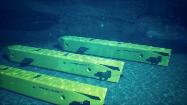 Lamprey dronovi na morskom dnu