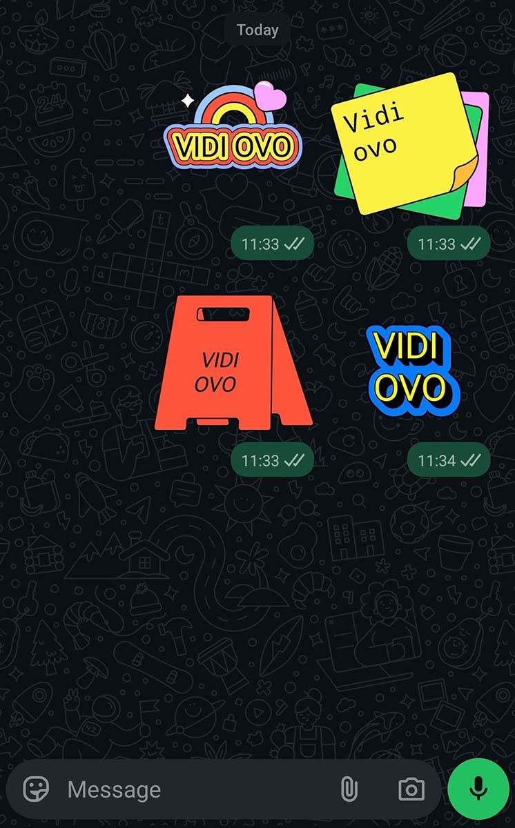 Novi stikeri WhatsApp