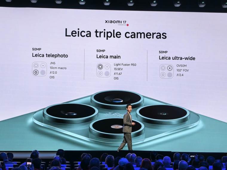 Xiaomi 17 kamere