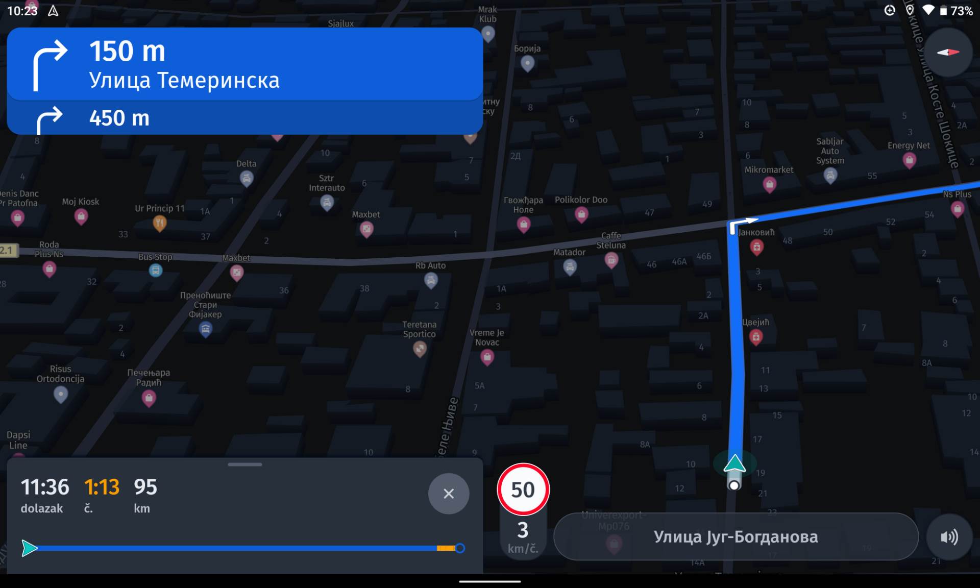 Navigacija na srpskom HERE WeGo (18).png