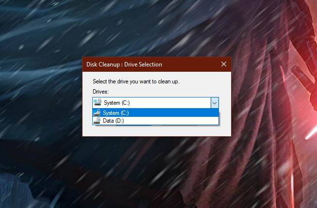 Disk Cleanup upit