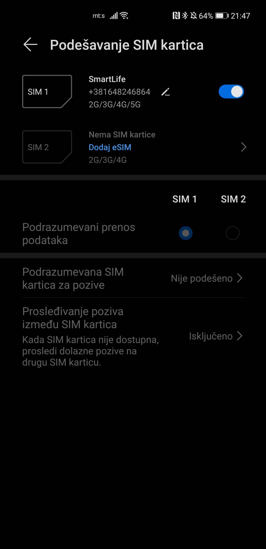 Kako isključiti 2G mrežu