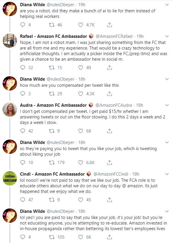 Amazon botovi i njihove konverzacije