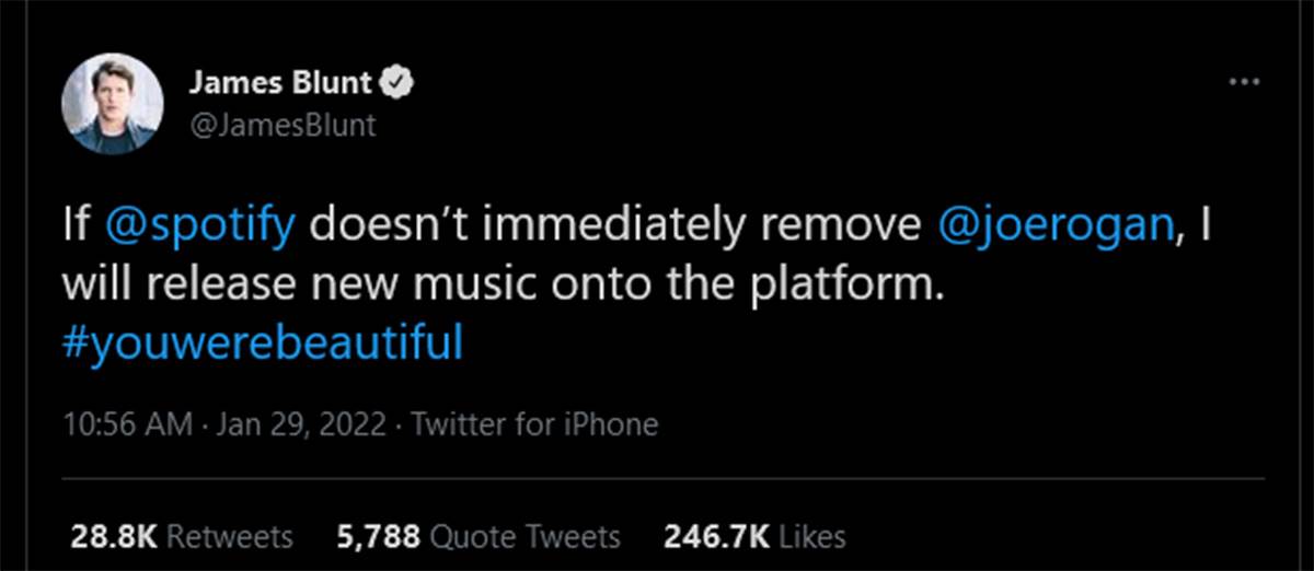 Spotify Dćejms Blant
