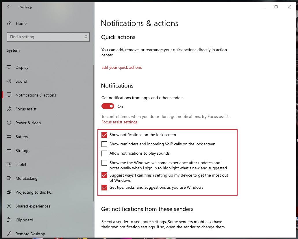 Isključivanje obaveštenja