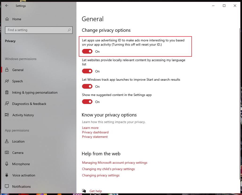 Isključivanje eksternih reklama
