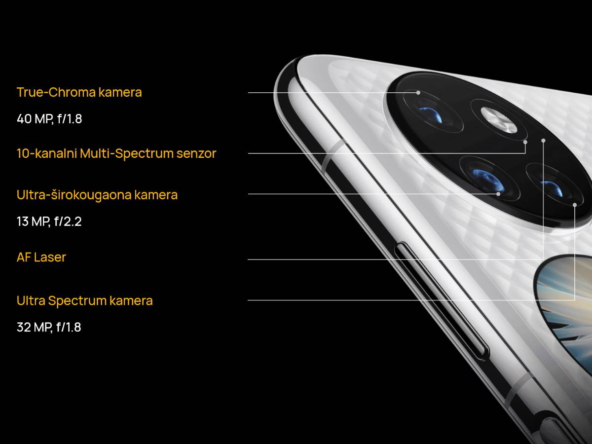 Huawei P50 Pocket kamere opis