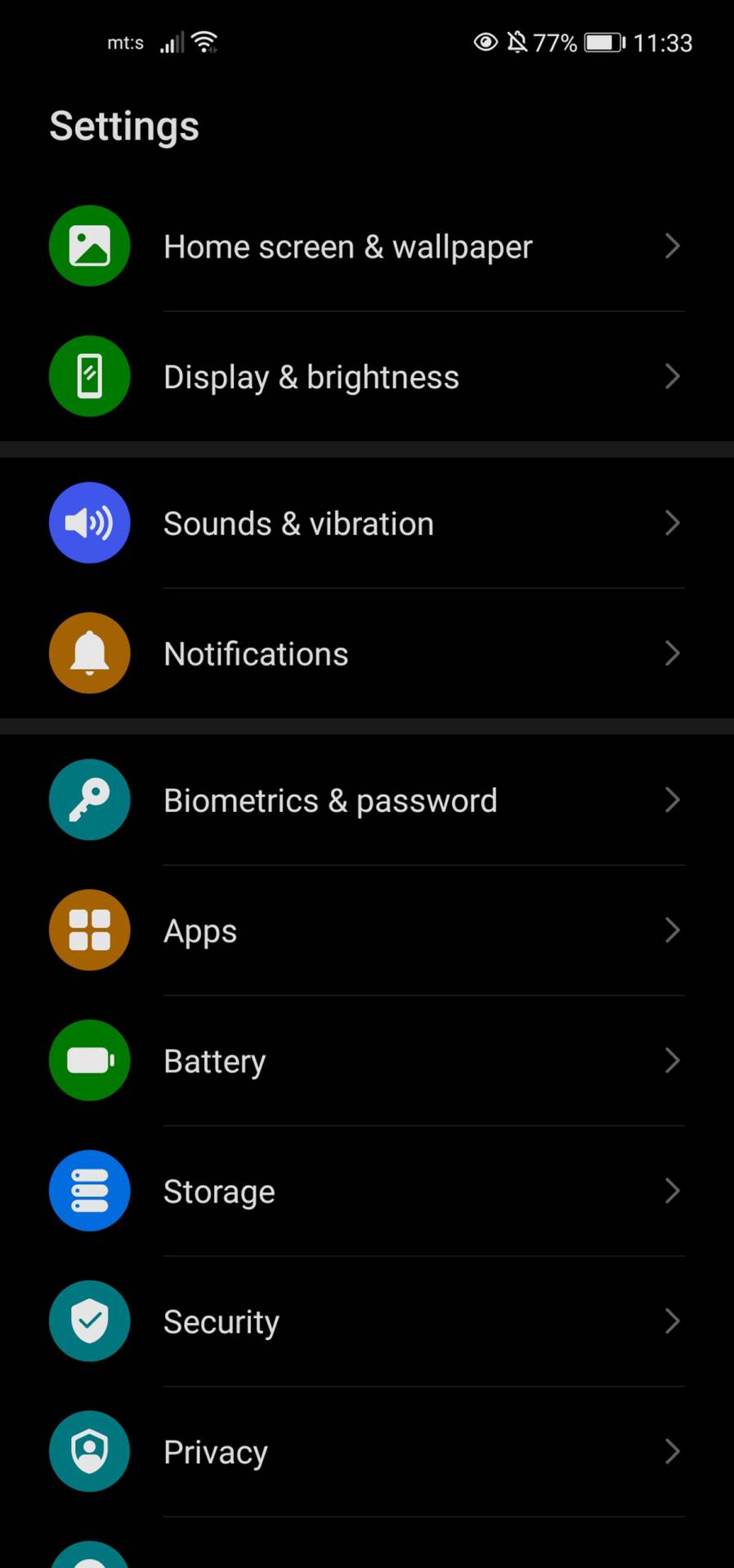 Android podešavanja svetlosti ekrana i baterije