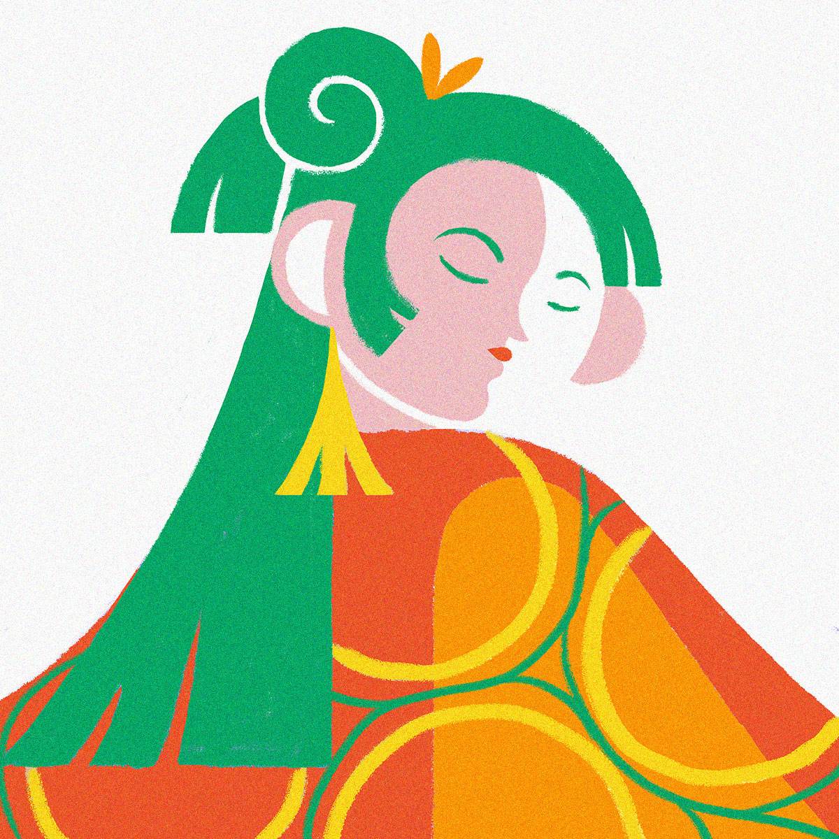 Melancholic lady NFT