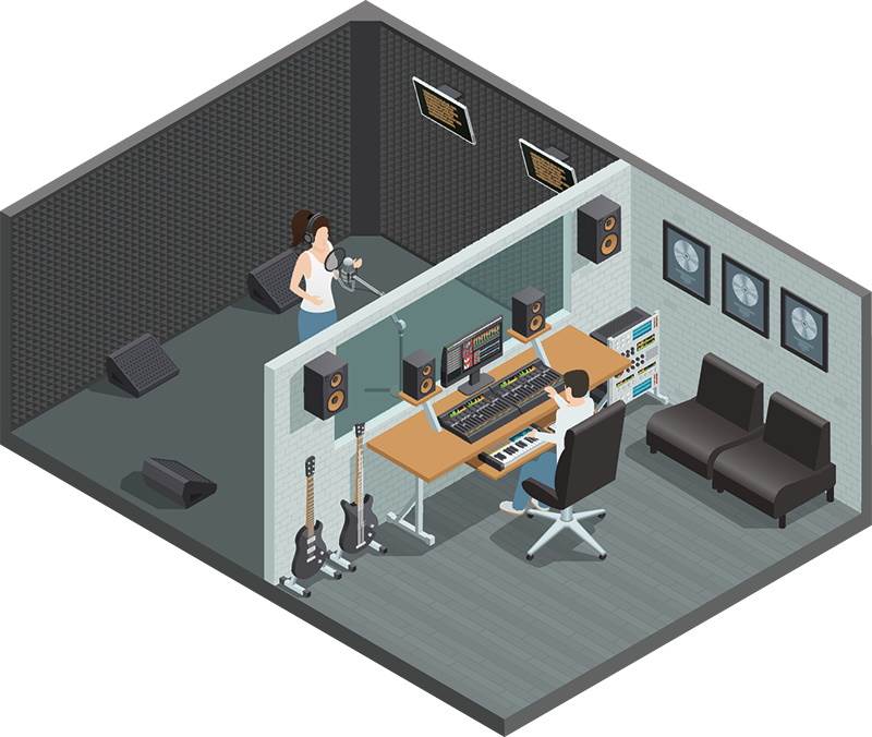 Stan sa sobom za snimanje