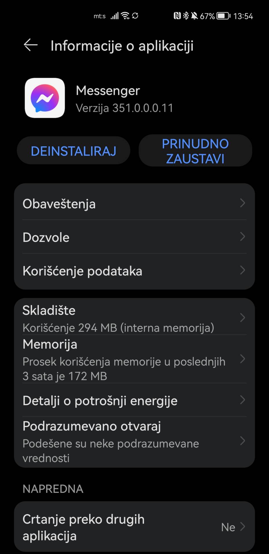 Messenger efekti pisanje poruka slike i video