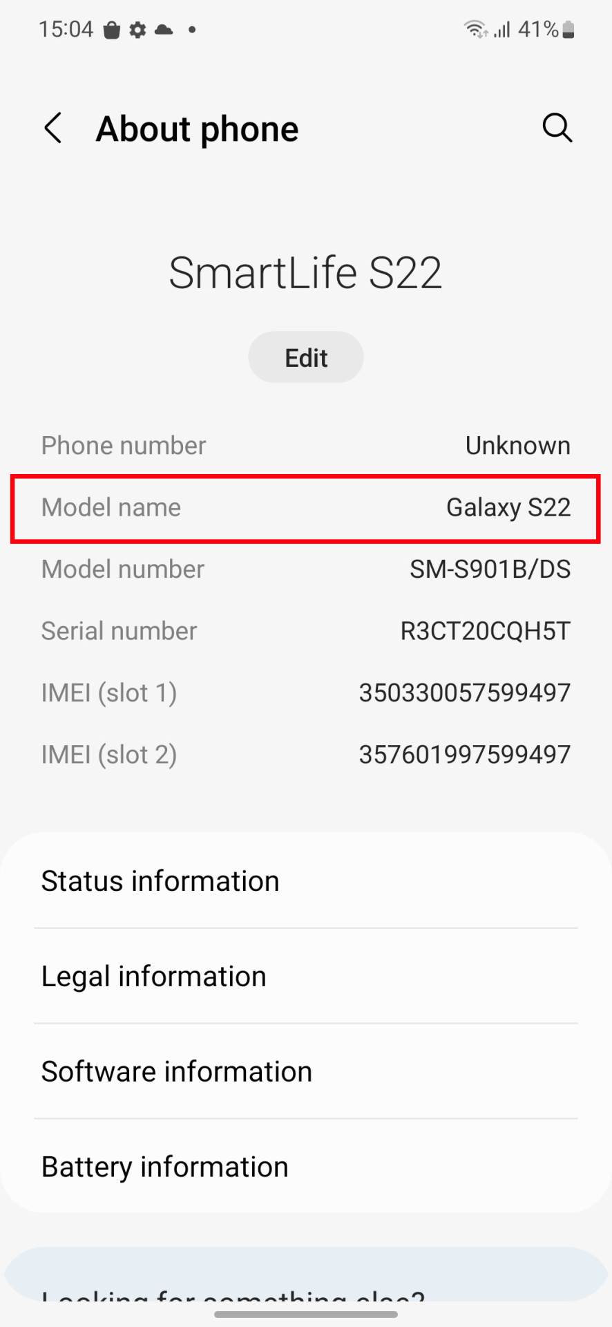 Samsung S22 podešavanja