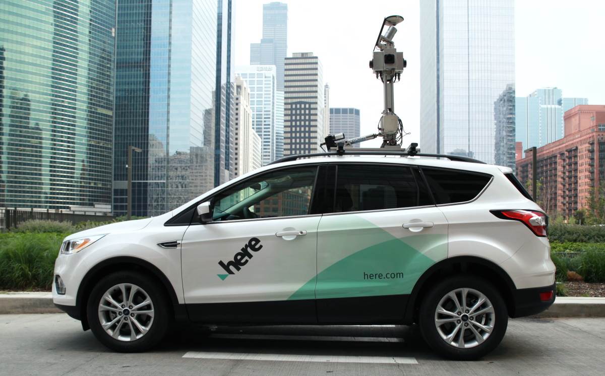 HERE auto za 3D mapiranje