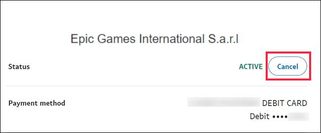 Otkazivanje aktivne PayPal pretplate