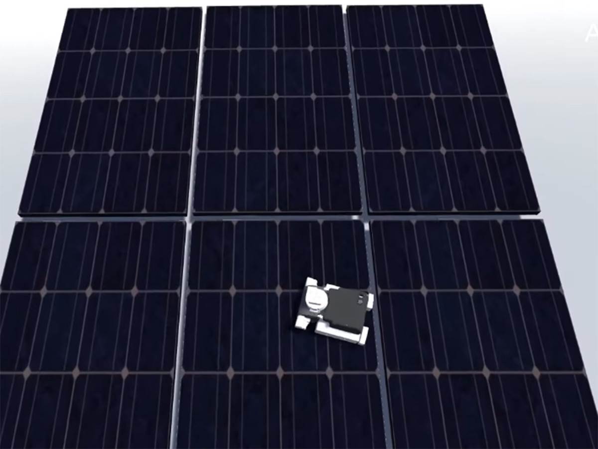 Dron za solarne ploče