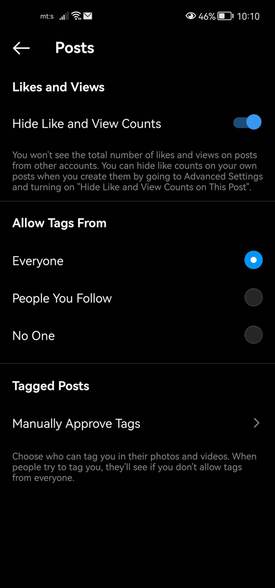 Instagram - sakrivanje lajkova