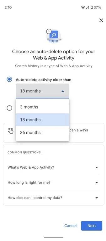 Google brisanje pretrage poslednjih 15 minuta 2.jpg